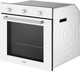 Миниатюра изображения товара Газовый духовой шкаф Weissgauff WGO 702 White Glass