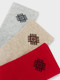 Миниатюра изображения товара Носки детские Mark Formelle 444A-2775 (р.16, бежевый меланж/ярко-красный/светло-серый меланж)