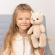 Миниатюра изображения товара Мягкая игрушка Maxitoys Котик Бежевый MT-250403-20