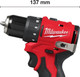 Миниатюра изображения товара Аккумуляторная дрель-шуруповерт Milwaukee M12 BLDDRC-202C+набор бит Impact / 4933499686P42F