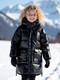 Миниатюра изображения товара Пальто детское Amarobaby Fancy / AB-OD25-FANCY29/09-116 (р.116, черный)
