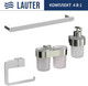 Миниатюра изображения товара Набор аксессуаров для ванной и туалета Lauter 21TS3016 + 21TS3020 + 21TS3014 + 21TS3005 (Chrome, 4 предмета)