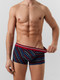 Миниатюра изображения товара Комплект мужских трусов Mark Formelle 411215-3 (р.98-108, синий океан/вино/разноцветный узор на черном)