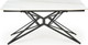 Миниатюра изображения товара Обеденный стол Halmar Alfredo (белый мрамор/черный)