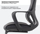 Миниатюра изображения товара Кресло офисное Sparx Ventura PU FX-21 (Black FL/Black)