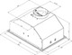 Миниатюра изображения товара Вытяжка скрытая Krona Kate 400 PB KRHD340 / КА-00011836 (нержавеющая сталь)