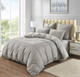 Миниатюра изображения товара Комплект постельного белья Sofi de Marko Акела Евро 4н / Евро-5711 (серый)