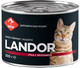 Миниатюра изображения товара Влажный корм для кошек Landor Для взрослых кошек утка с брусникой / 2002223 (0.2кг)