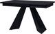 Миниатюра изображения товара Обеденный стол Мир стульев Саен 40 130x80/40 (черный муар/черный иней)