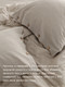 Миниатюра изображения товара Простыня Sima-Land Home Linen collection / 10857007 (бежевый)