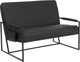 Миниатюра изображения товара Диван садовый Tetchair Чарли Люкс (экокожа, sharp черный)