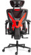 Миниатюра изображения товара Кресло офисное Tetchair KingCobra искусственная кожа/сетка (черный/красный)