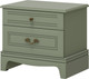 Миниатюра изображения товара Прикроватная тумба Bravo Мебель Лорето (лак зеленый самшит)