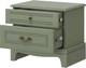 Миниатюра изображения товара Прикроватная тумба Bravo Мебель Лорето (лак зеленый самшит)