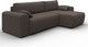 Миниатюра изображения товара Диван угловой Лига Диванов Лига-099 универсальный (амур 05 коричневый)