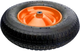 Миниатюра изображения товара Колесо для тачки Admiral Запасное пневматическое для тачки 4.00-8 втулка 20мм