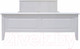 Миниатюра изображения товара Двуспальная кровать Dipriz Боцен Д 7183-12 (белый воск укрывистый)
