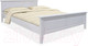 Миниатюра изображения товара Двуспальная кровать Dipriz Боцен Д 7183-12 (белый воск укрывистый)