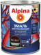 Грунт-эмаль Alpina Быстросохнущая по ржавчине RAL8017 (0.9кг, шелковисто-матовый, шоколадный) — фото 2
