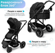 Миниатюра изображения товара Детская универсальная коляска Bubago Dias 3в1 / BG 167-1 (черный)