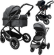Миниатюра изображения товара Детская универсальная коляска Bubago Dias 3в1 / BG 167-2 (серый)