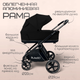 Миниатюра изображения товара Детская универсальная коляска Bubago Niveta 3в1 / BG 192-1 (черный)