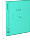 Миниатюра изображения товара Тетрадь Erich Krause Классика CoverPrо Vivid Fizzy / 56440 (12л, бирюзовый)