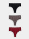 Миниатюра изображения товара Комплект женских трусов Mark Formelle 412678-3 (р.110, бордовый)