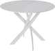 Миниатюра изображения товара Обеденный стол Kenner R1000 (белый/стекло белое глянец)
