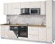 Миниатюра изображения товара Кухонный гарнитур Интерлиния Мила Лайт 3.1-ПМ2 (персидский жемчуг/персидский жемчуг/дуб бунратти)
