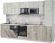 Миниатюра изображения товара Кухонный гарнитур Интерлиния Мила Лайт 3.2-ПМ2 (бетон лайт/дуб серый/бискайская сосна)