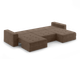 Миниатюра изображения товара Диван П-образный Mio Tesoro 036 ПТД (Germes Chocolate)