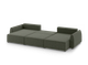 Миниатюра изображения товара Диван П-образный Mio Tesoro 143 ПТД (темно-серый Fjord 996)