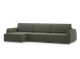 Миниатюра изображения товара Диван угловой Mio Tesoro 143 УТД ( темно-серый Fjord 996)