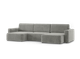Миниатюра изображения товара Диван П-образный Mio Tesoro 144 ПТД (серый Lana 13)