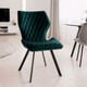 Миниатюра изображения товара Стул Мамадома Rafael M-R 360 (d13 Dark Green Lux\черный)