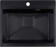 Миниатюра изображения товара Мойка кухонная Marblan Comfort 60 (черный, с сифоном)