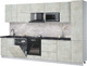 Миниатюра изображения товара Кухонный гарнитур Интерлиния Мила Лайт 3.3-ПМ2 (бетон лайт/бетон лайт/кастилло темный)