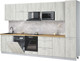 Миниатюра изображения товара Кухонный гарнитур Интерлиния Мила Лайт 3.3-ПМ2 (дуб белый/дуб белый/дуб бунратти)