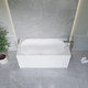 Миниатюра изображения товара Ванна акриловая Lauter Celeste 170x75 / 21060075 (с каркасом, лицевым экраном и сифоном 21Y11022 белый)