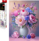 Миниатюра изображения товара Набор алмазной вышивки Феникс+ Букет розовых пионов / 71367