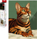 Миниатюра изображения товара Набор алмазной вышивки Феникс+ Бенгальский кот / 71373