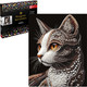 Миниатюра изображения товара Набор алмазной вышивки Феникс+ Жемчужная кошка / 71448