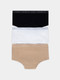 Миниатюра изображения товара Комплект трусов детских Mark Formelle 417728-3 (р.92/98-52, белый/обжаренный миндаль/черный)