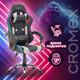 Миниатюра изображения товара Кресло геймерское Cromex GM-155 / 532955 (черный/серый/красный)