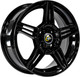 Миниатюра изображения товара Литой диск Cross Street CR-27 15x6" 4x100мм DIA 54.1мм ET 46мм Black