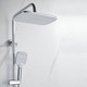 Миниатюра изображения товара Душевая система со смесителем Shevanik S4136 (хром)
