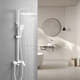 Миниатюра изображения товара Душевая система со смесителем Shevanik S4036C (белый)