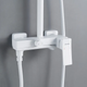 Миниатюра изображения товара Душевая система со смесителем Shevanik S4036C (белый)