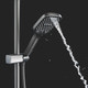 Миниатюра изображения товара Душевая система со смесителем Shevanik S4136T (оружейная сталь)